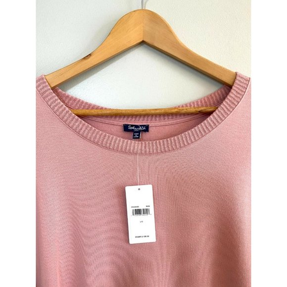 Splendid Women's Pullover Sweatshirt Pink Comfort - Picture 4 of 6